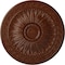 Ekena Millwork Randee Ceiling Medallion (Fits Canopies up to 3 7/8"), 20"OD x 1 3/8"P, Burnished Mahogany Crackle CM20HABMC - alternate 1